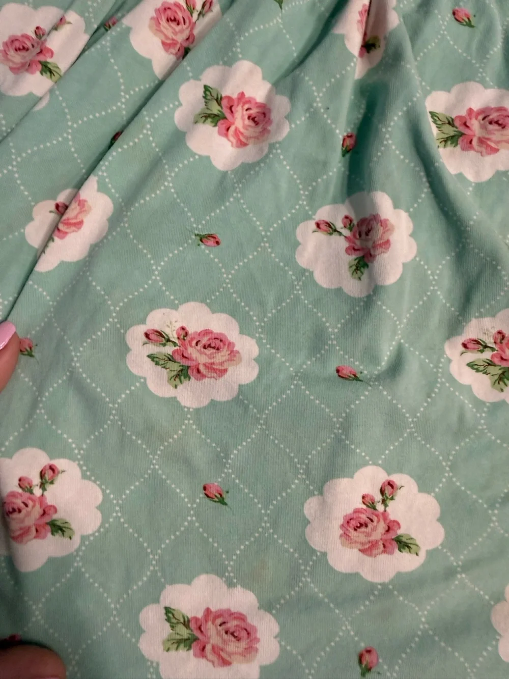 Swoon Baby Mint Green Floral Twirl Dress Ruffle Pocket Girls Size 7